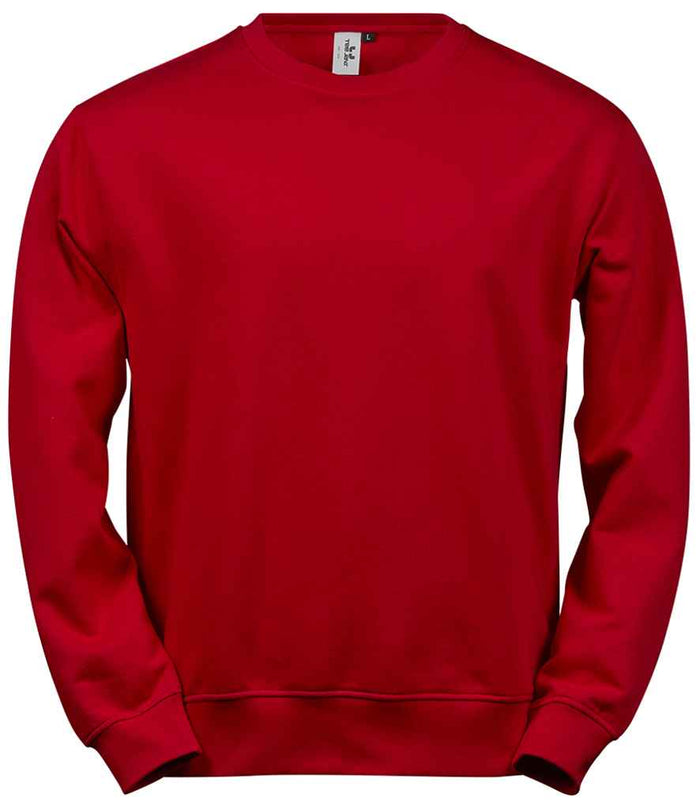 Tee Jays Power Organic Sweatshirt | Red - Eg Clothing UK