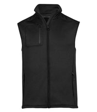 Tee Jays Stretch Fleece Bodywarmer | Black - Eg Clothing UK