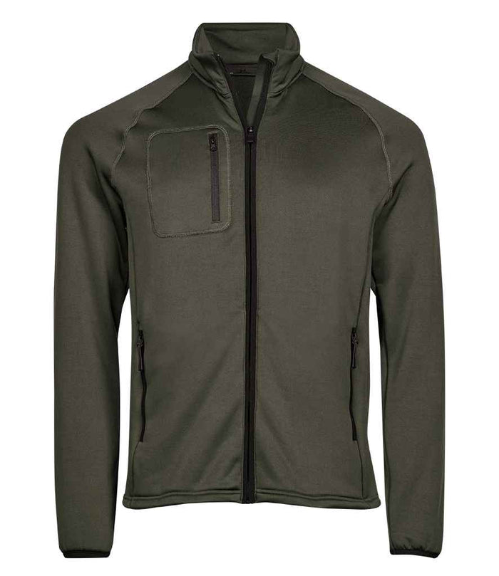 Tee Jays Stretch Fleece Jacket | Deep Green - Eg Clothing UK