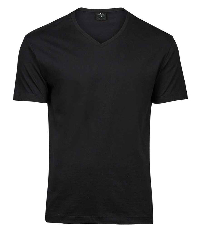 Tee Jays V Neck Sof T - Shirt | Black - Eg Clothing UK