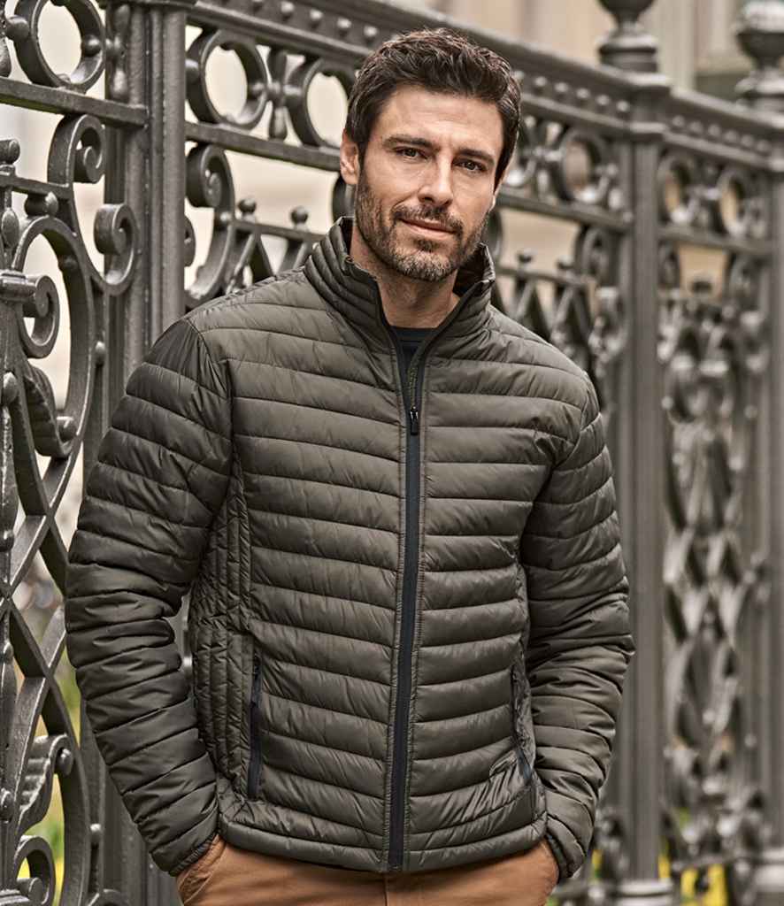 Tee Jays Zepelin Padded Jacket | Dark Olive - Eg Clothing UK