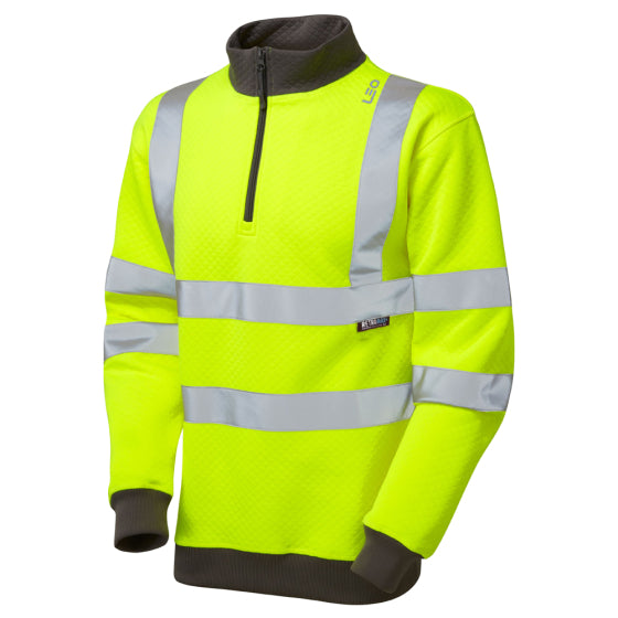 BRYNSWORTHY Leo EcoViz 1/4 Zip Sweatshirt - Image 2
