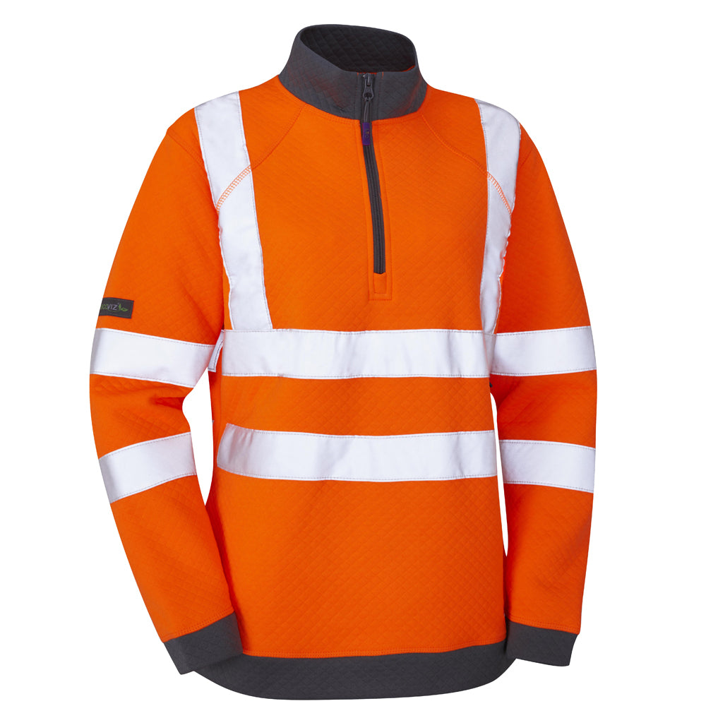 ELBERRY Leo EcoViz Womens 1/4 Zip Sweatshirt - Image 3