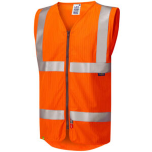 JACOBSTOWE Leo EcoViz LFS/AS Zip Waistcoat, EN 14116 & EN 11