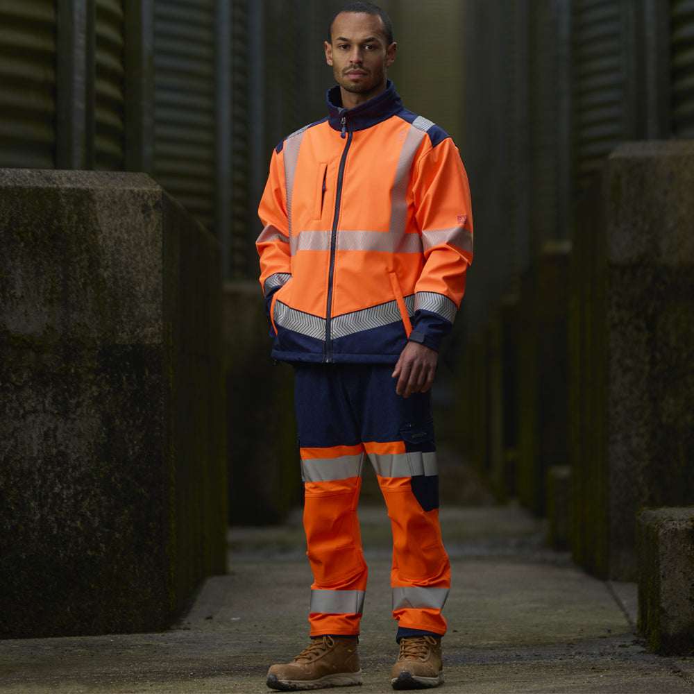 BOWDEN Leo EcoViz Softshell Jacket - Image 3