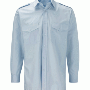 Men’s Long Sleeve Pilot Uniform Shirt-65/35 Poly-Cotton