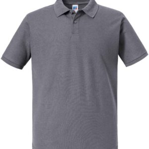 Russell Authentic Eco Piqué Polo Shirt | Convoy Grey