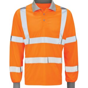Andromeda Hi-Vis Polyester Polo Shirt Class 3