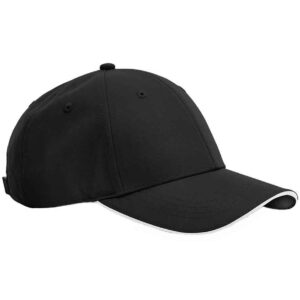 Beechfield Team Sports-Tech Cap | Black/White