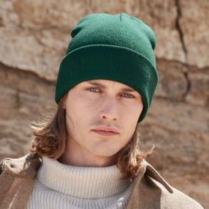 Beechfield Polylana® Original Cuffed Beanie | Bottle Green