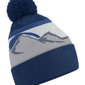 Beechfield Mountain Peaks Pom Pom Beanie | Rocky Peaks