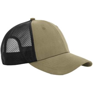 Beechfield Technical Mesh Trucker Cap | Desert Sand/Black
