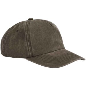 Beechfield Relaxed 5 Panel Vintage Cap | Vintage Brown