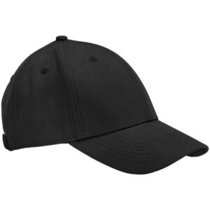 Beechfield EarthAware® Organic Cotton Canvas 6 Panel Cap | Black