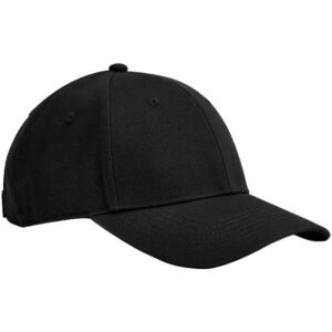 Beechfield EarthAware® Junior Classic Organic Cotton 6 Panel Cap | Black