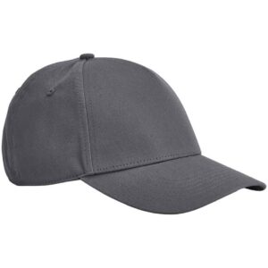 Beechfield EarthAware® Classic Organic Cotton 5 Panel Cap | Graphite Grey