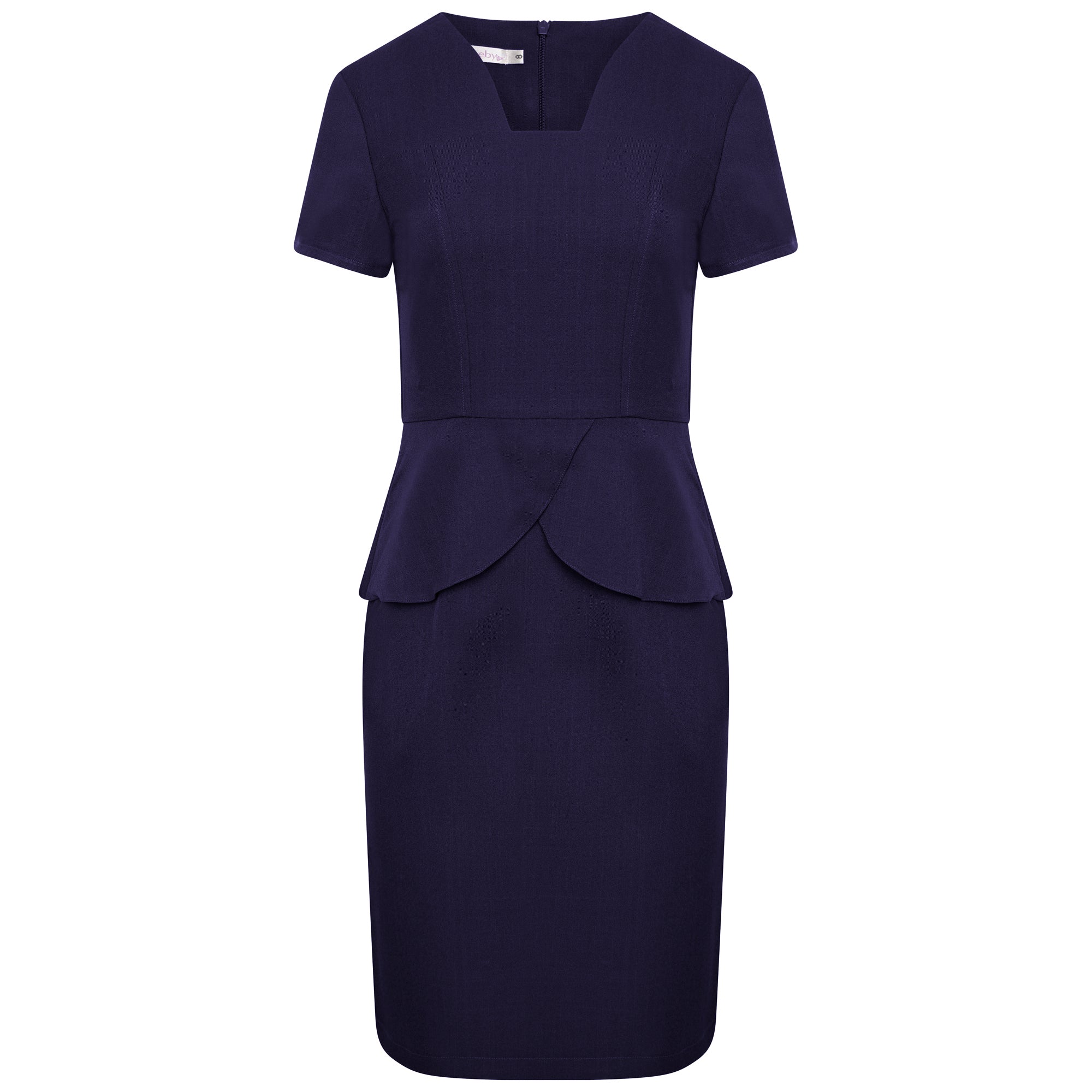 La Beeby Coco Polyester Peplum Dress - Image 3