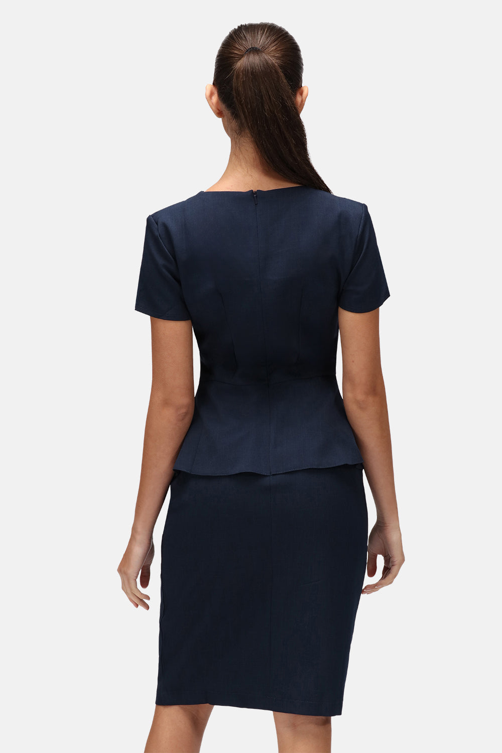 La Beeby Coco Polyester Peplum Dress - Image 5