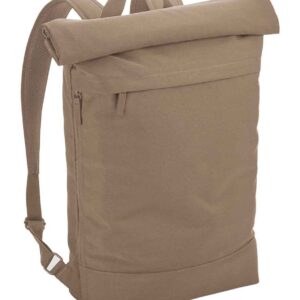 BagBase Simplicity Roll-Top Backpack | Hazelnut