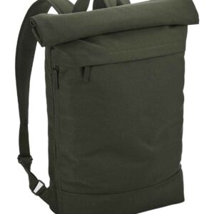BagBase Simplicity Roll-Top Backpack | Pine Green