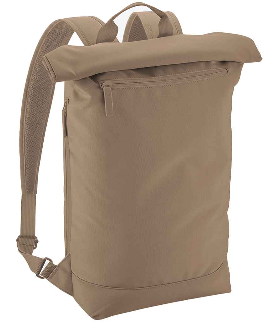 BagBase Simplicity Roll-Top Backpack Lite | Hazelnut