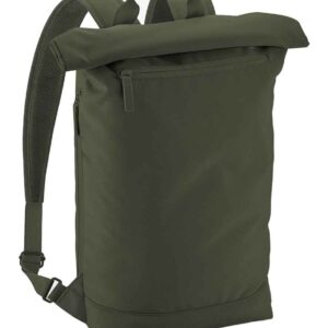 BagBase Simplicity Roll-Top Backpack Lite | Pine Green