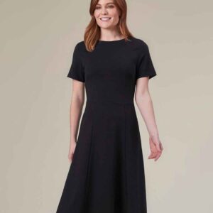 Brook Taverner Ladies Belinda Jersey Dress | Black
