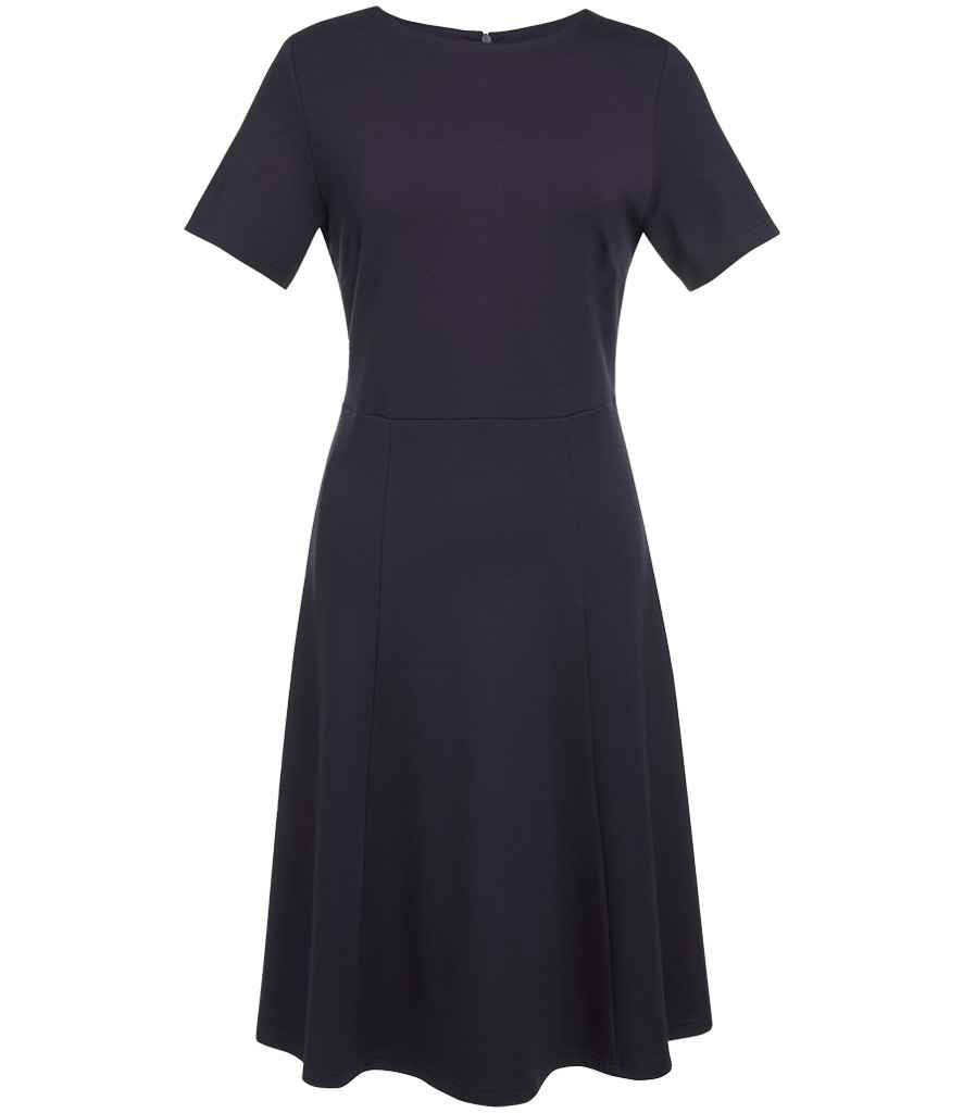Brook Taverner Ladies Belinda Jersey Dress | Navy - Image 2