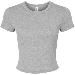 Bella Ladies Micro Rib Baby T-Shirt