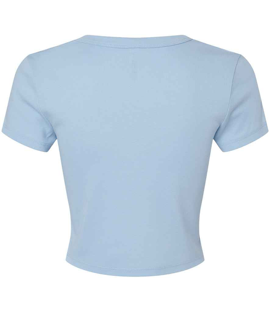 Bella Ladies Micro Rib Baby T-Shirt - Image 6