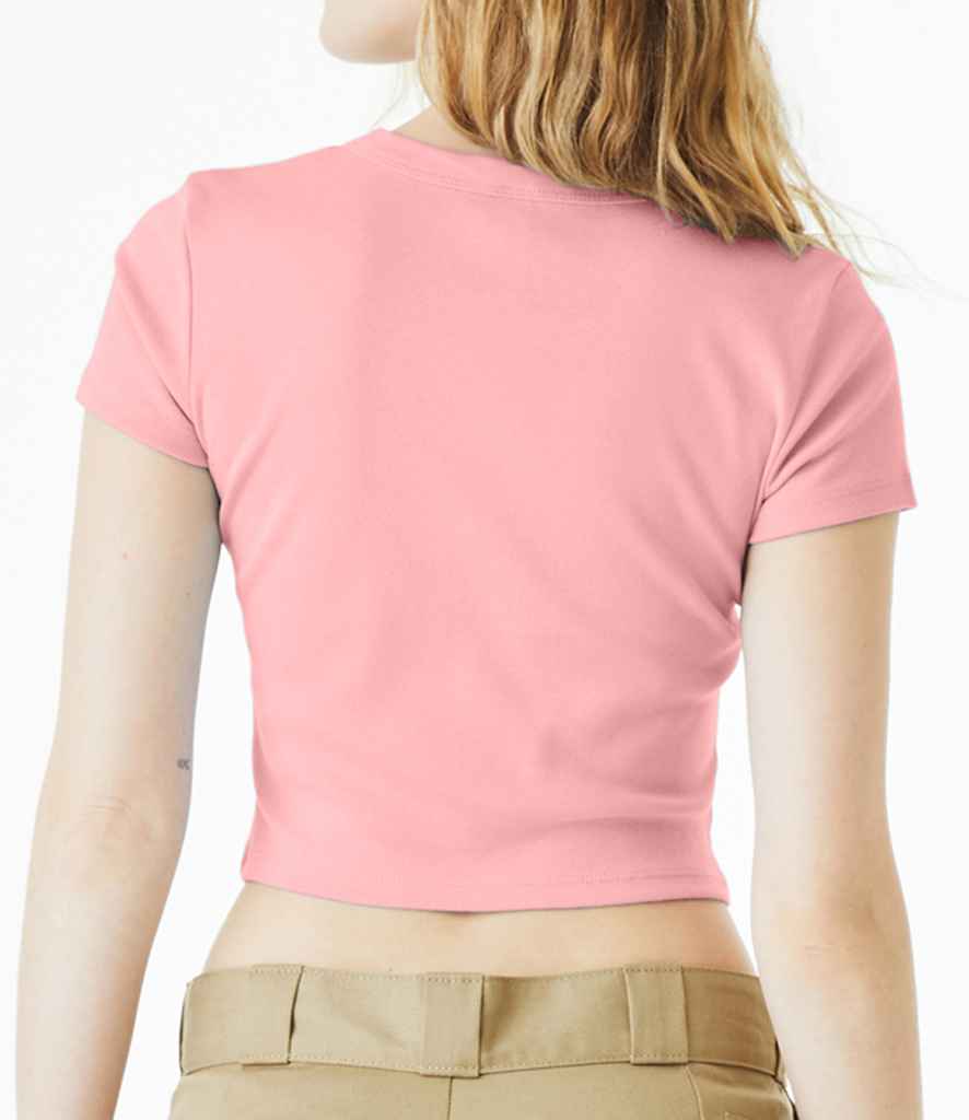 Bella Ladies Micro Rib Baby T-Shirt - Image 16