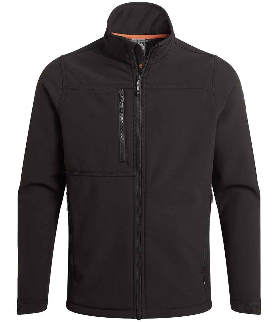 Craghoppers Workwear Whitby Soft Shell Jacket | Black - Image 3