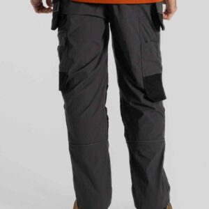 Craghoppers Workwear Sheffield Holster Trousers | Carbon Grey/Black