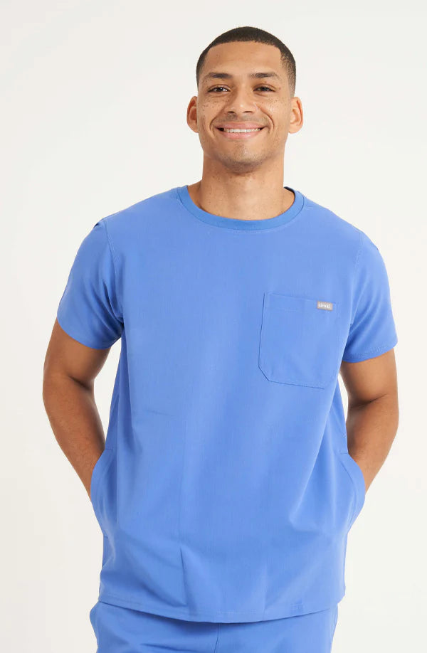 Behrens Miles Men's Scrub Top - Image 8