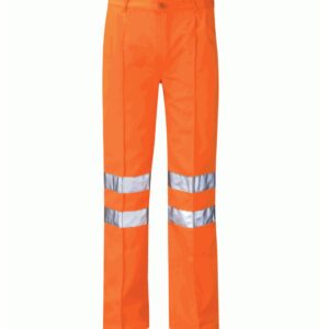 Delta Classic Hi-Vis Work Trouser Regular Leg