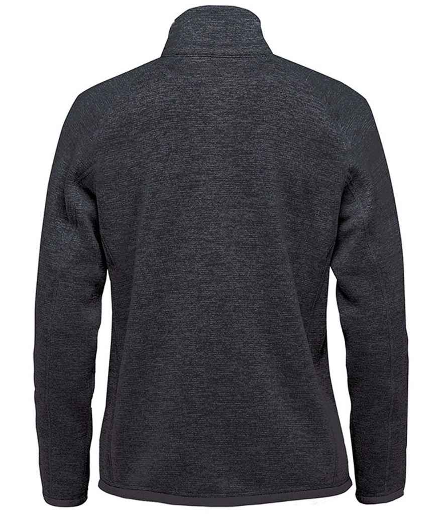Stormtech Ladies Avalante Full Zip Knitted Fleece Jacket | Navy Heather - Image 2