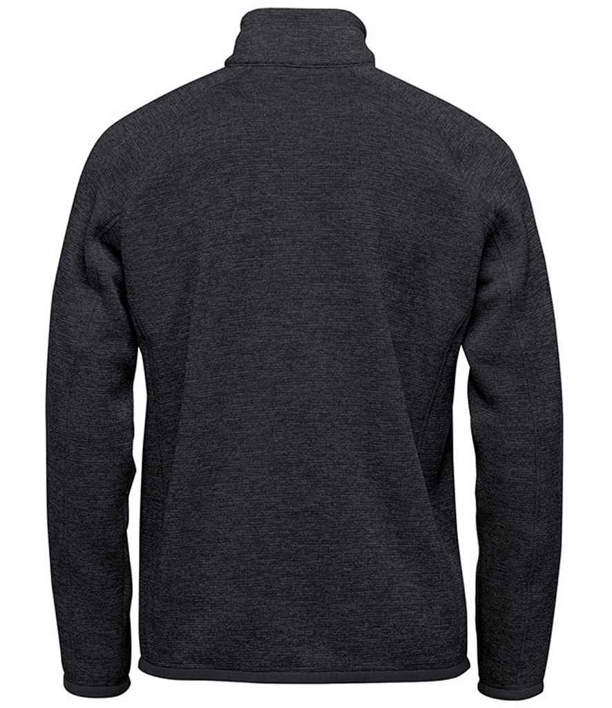 Stormtech Avalante Full Zip Knitted Fleece Jacket | Black Heather - Image 2