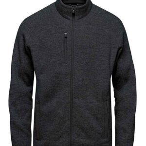 Stormtech Avalante Full Zip Knitted Fleece Jacket | Black Heather