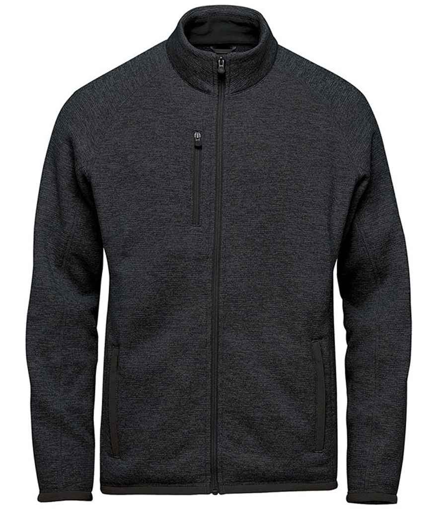 Stormtech Avalante Full Zip Knitted Fleece Jacket | Black Heather