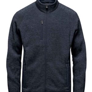 Stormtech Avalante Full Zip Knitted Fleece Jacket | Navy Heather