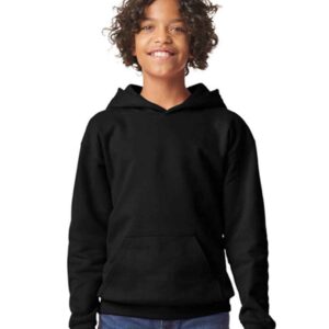 Gildan Kids SoftStyle® Midweight Hoodie | Black