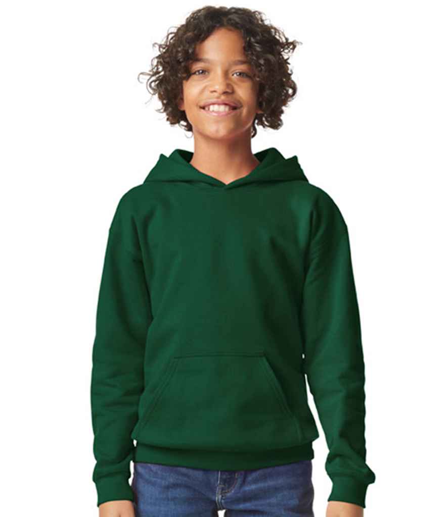 Gildan Kids SoftStyle® Midweight Hoodie | Forest Green