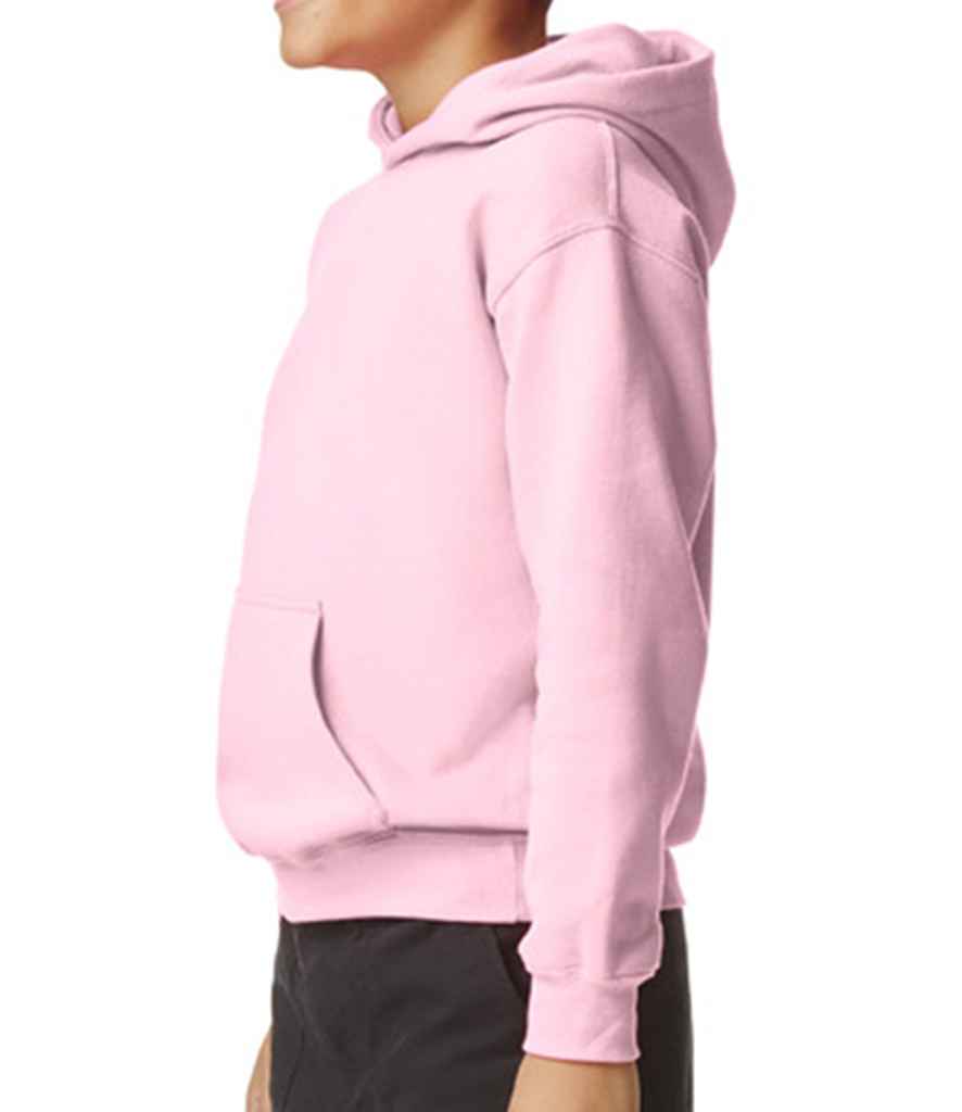 Gildan Kids SoftStyle® Midweight Hoodie | Light Pink - Image 2