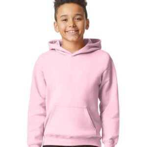 Gildan Kids SoftStyle® Midweight Hoodie | Light Pink