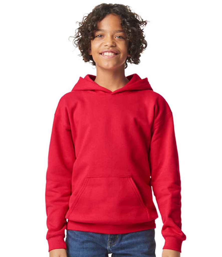 Gildan Kids SoftStyle® Midweight Hoodie | Red
