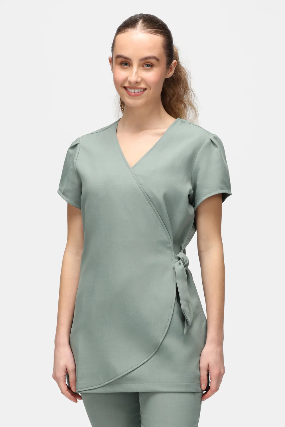 Behrens Gisele Wrap Tunic – Women’s Workwear - Image 7