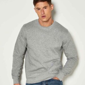 Kustom Kit Regular Fit Sweatshirt | Heather Grey