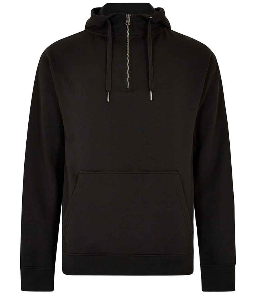 Kustom Kit 1/4 Zip Hoodie | Black - Image 3