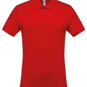 Kariban Short Sleeve Piqué Polo Shirt | Red