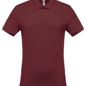 Kariban Short Sleeve Piqué Polo Shirt | Wine
